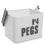 LIVIVO Livivo Laundry Peg Metal Caddy 2