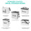 LIVIVO Livivo Laundry Peg Metal Caddy 8