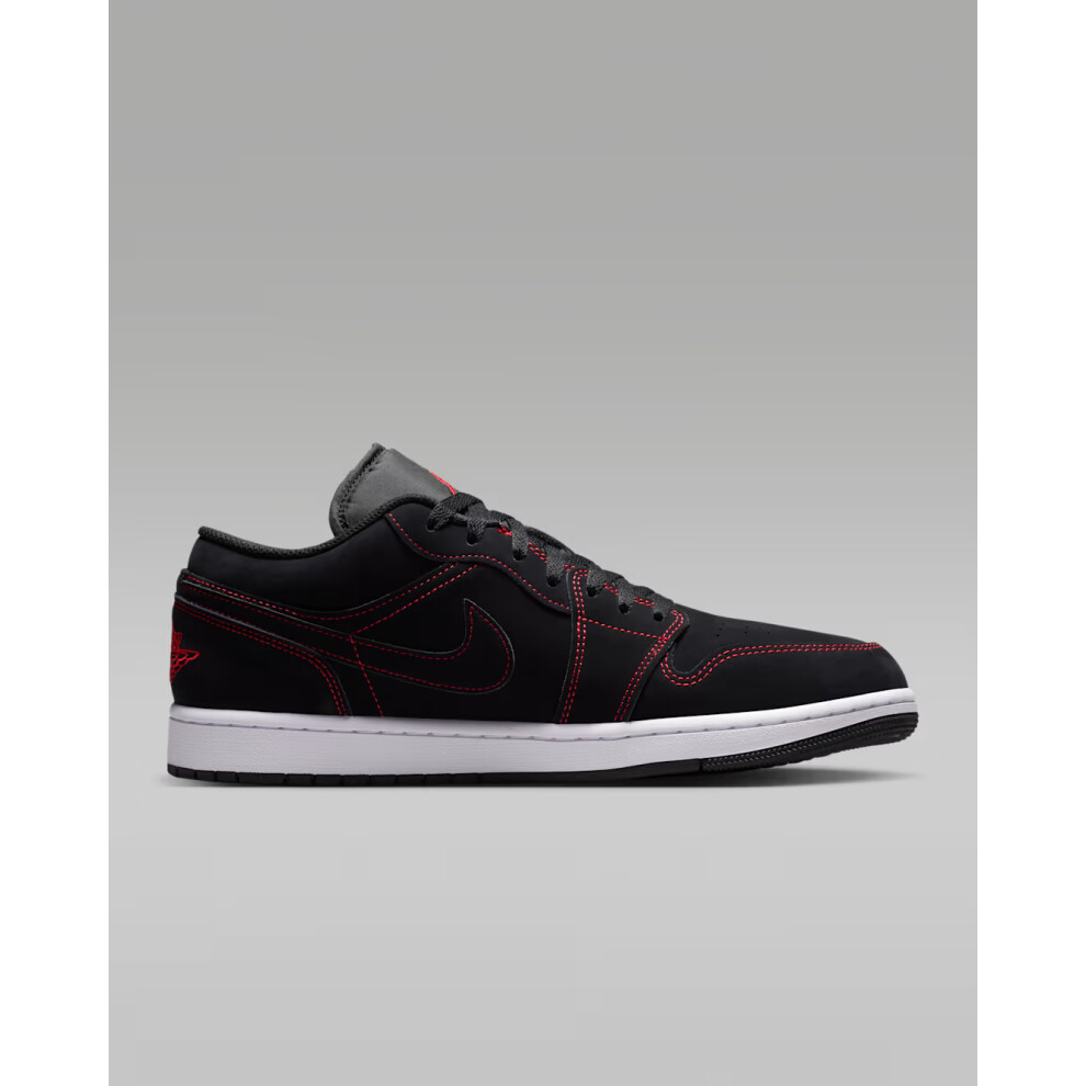 Jordan Air 1 Low, Men's Black Mesh Court  Shoes,  Size 8 - Image 3
