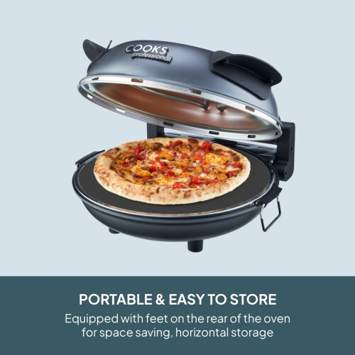 Cooks Professional (Grey) Cooks Professional Electric Pizza Oven 2