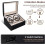 Luxury 4 Watch Winder Box with 6 Storage Slots 4