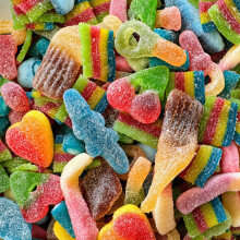 (1kg Sweet Pouch) Halal Fizzy Mix