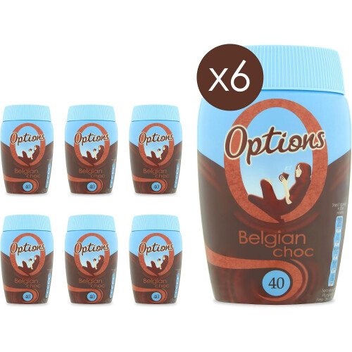 Options Belgian Hot Chocolate 6x395g