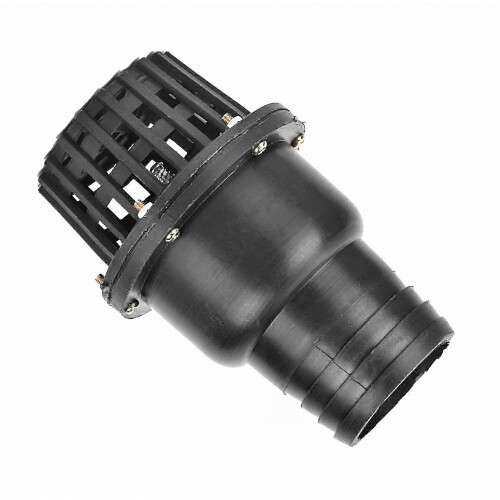 3" PVC Low Pressure Flat Check Valve for Water Pump Fluid Machine Black 1