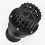 3" PVC Low Pressure Flat Check Valve for Water Pump Fluid Machine Black 4
