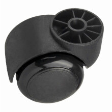 2 Inch Black Silent Stemless Caster, 5pcs Replacement Chair Wheels for Office Furniture