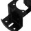 Ceiling Fan Mounting Bracket Compatible with Various Lights, Black Cold Rolled Steel, Secure Side-Lock 3