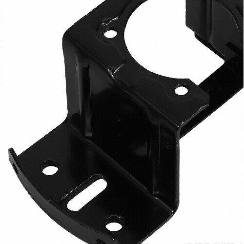 Ceiling Fan Mounting Bracket Compatible with Various Lights, Black Cold Rolled Steel, Secure Side-Lock 2