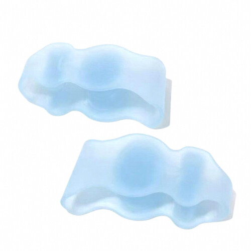 Three-hole toe corrector, bunion orthotic, silicone, anti-friction toe separators, one pair 1