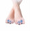 Three-hole toe corrector, bunion orthotic, silicone, anti-friction toe separators, one pair 4