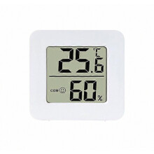 Thermometer en hygrometer voor wand- en tafelgebruik, inclusief batterij en monitoring van het binnenklimaat.