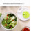 Salad Spinner Plastic 5L Large Capacity Quick Dehydrate Vegetable Fruit Washer 2