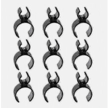 9Pcs Plastic Champagne Wine Bottle Holder Clips, Candle Safety Clips for Party Supplies