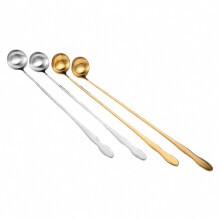 stuks roestvrijstalen soeplepels met lange steel (30 cm), multifunctioneel keukengerei voor het roeren van koffie, het kruiden van hotpotgerechte