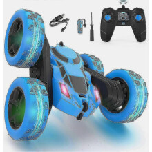 Ferngesteuertes, um 360 Grad drehbares Stunt-Auto mit beidseitiger Funktion für Kinder und lustige Spielaktivitäten