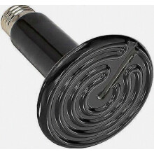 Lámpara de calor para reptiles 220V, lámpara de calor infrarroja de cerámica impermeable E27, lámpara de calor de cerámica para anfibios y reptil