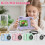 Kids Microscope Camera 100X Magnification Auto Macro Switch 1080P Video For Outdoor Exploration 3