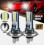 4-Pack H7 Led Headlight Bulb Kit High Low Beam 220w 60000lm Super Bright 6000k White 2