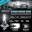 4-Pack H7 Led Headlight Bulb Kit High Low Beam 220w 60000lm Super Bright 6000k White 3