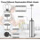 Handheld Electric Whisk with USB Rechargeable Battery, Foam Maker for Coffee, Milk, Eggs 3