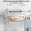 Handheld Electric Whisk with USB Rechargeable Battery, Foam Maker for Coffee, Milk, Eggs 4