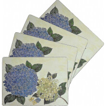 Set van 4 kurken placemats, dikke kurken placemats voor keuken- en eettafels, gemakkelijk schoon te maken (30 x 40 cm, rechthoekig, set van szbym