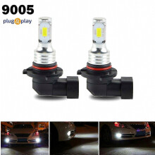 Kit de 2 faros LED HB3 con luz alta y baja - Bombillas de luz blanca de 80 W, 8000 lm y 6000 K para 9005 HB3