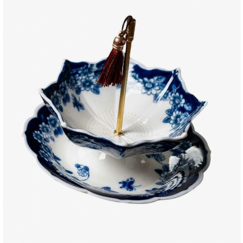 Creative Umbrella Ceramic Tea Strainer with Tray, Fine Mesh Filter for Loose Leaf Tea, Teahouse Table Decoration 1