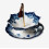 Creative Umbrella Ceramic Tea Strainer with Tray, Fine Mesh Filter for Loose Leaf Tea, Teahouse Table Decoration 3