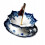 Creative Umbrella Ceramic Tea Strainer with Tray, Fine Mesh Filter for Loose Leaf Tea, Teahouse Table Decoration 1