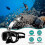 Folding Diving Mask Set, Silicone Material, Anti-Fog 180-Degree Panoramic with Camera Mount 4