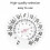 Window Thermometer, No Battery Required Pointer Type, Indoor Outdoor Clear Reading, -40-60/-40-140F, with Suction Cup 4