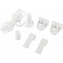 Kit de reparación de cadena de polea lateral para toldo con embrague, apto para persianas con un diámetro de tubo de 17-18 mm, cadena larga de ap