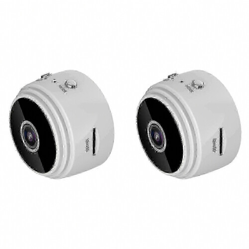 2 Pack White Wireless Outdoor Bird House Camera 720P Night Version WiFi Camera