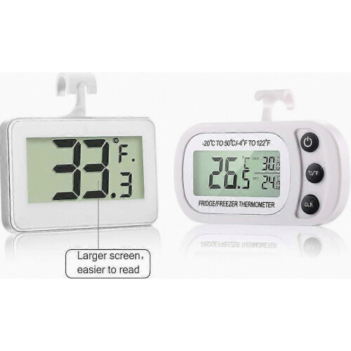 Refrigerator Thermometer Digital Freezer Thermometer Room Fridge Thermometer Lcd 2