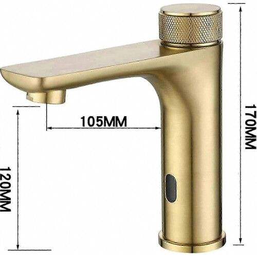 Sensor Faucet, Hot and Cold Dual Control, 1/2 Inch Interface, Countertop Basin Sensor Faucet 2