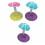 Floating Drink Holders Inflatable Mushroom Coasters 3Pcs PVC Pool Party Cup Mat 1