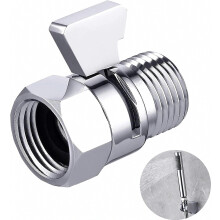 Shower Head Shut-Off Valve, Shower Head Diverter Valves, for Shower Head, Hand Shower or Bidet Sprayer, Universal Replacement Parts,T-Audace