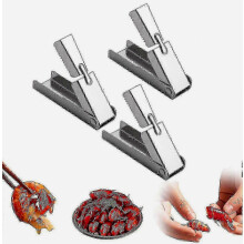 Outil à décortiquer les écrevisses en acier inoxydable, outil de cuisine facile à utiliser pour retirer les coquilles de homards et de crevettes