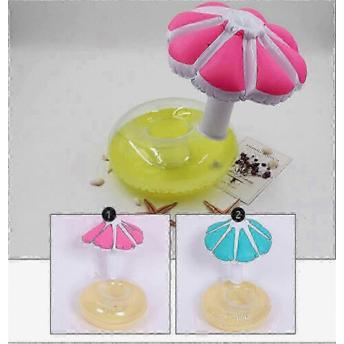 Floating Drink Holders Inflatable Mushroom Coasters 3Pcs PVC Pool Party Cup Mat 2