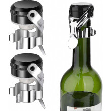 3 Pcs Champagne Stoppers, Reusable Sparkling Wine Bottle Sealer Saver Plugs for Champagne and Sparkling Wine Bottles