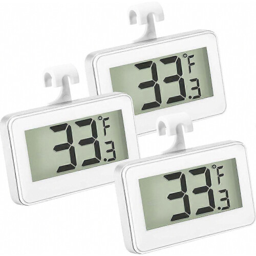 Refrigerator Thermometer Digital Freezer Thermometer Room Fridge Thermometer Lcd