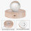 Rotating Crystal Display Stand with LED Light Base (Silver) 4