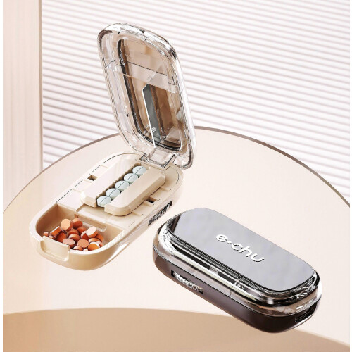 Pill Cutter, Precision Pill Cutter,Compact and Portable, 1 Split into 2pcs,1/2 1