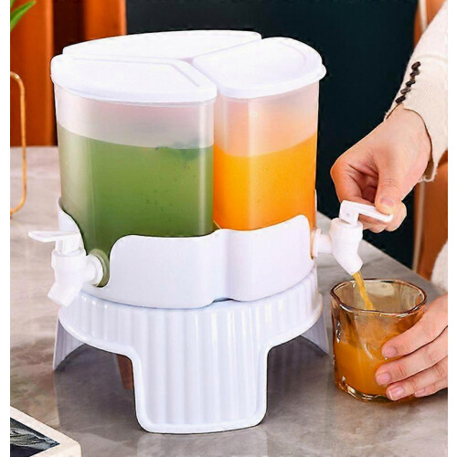 Three-compartment beverage coolerperfect for parties and summer pool parties 2