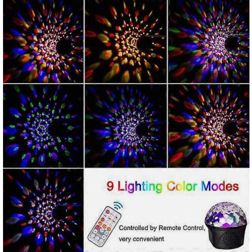 LED Disco Light 9 Modes Auto Color Changing DC5V 9W Party Ambient Light 1