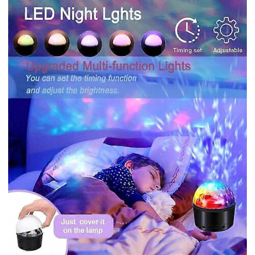 LED Disco Light 9 Modes Auto Color Changing DC5V 9W Party Ambient Light 2