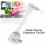 Adjustable Splashback Faucet Extension for Swivel Spout Sink (18cm - Grey) 3