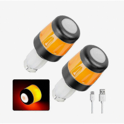 2Pcs Electric Scooter Handlebar Lights LED Warning Light for Turn Signal 1
