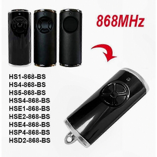868MHz Wireless Garage Door Remote Control Replacement for HSE-4-868-BS-Compatible Systems 1